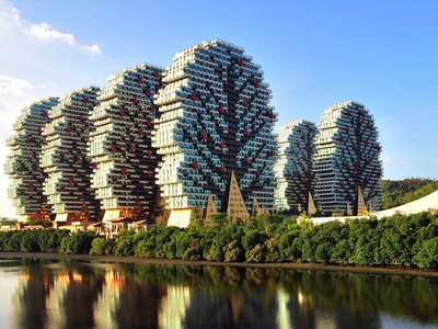 美丽之冠酒店双曲铝板